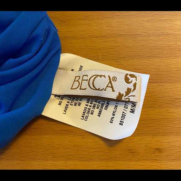 NWOT BECCA Skylar Color Code One-Piece Swimsuit - Picture 8 of 9